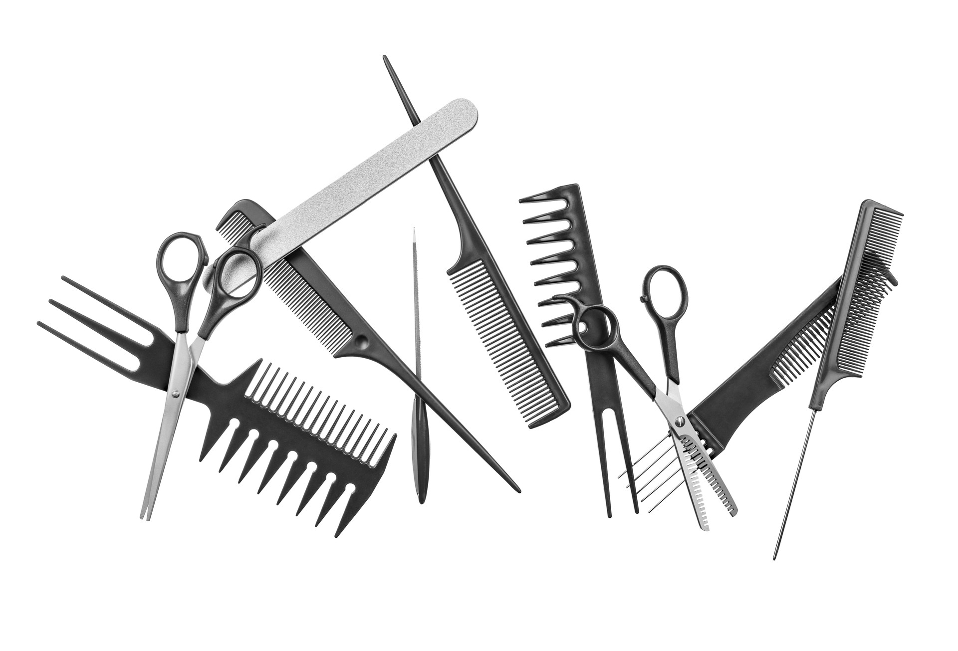 Outils de coiffeur professionnel